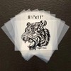 8 ½"x11" Waterproof Inkjet Transparency Film Paper 100 Sheets Silk