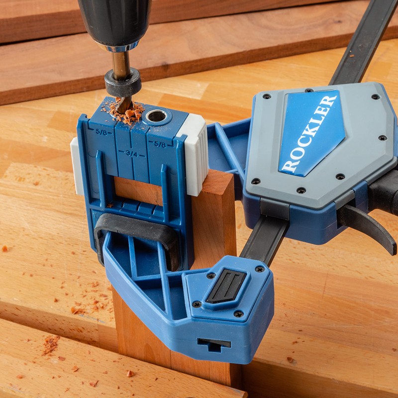 Rockler 3/8” Doweling Jig Kit w/Drill Bit & Stop Collar