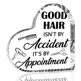 Hairstylist Gifts for Women Men Salon Decor for Hair Stylist Cosmetology Graduation Gifts for Hairstylist Hair Salon Decorations Acrylic Sign 4 x 4 inch (Acrylic1005)