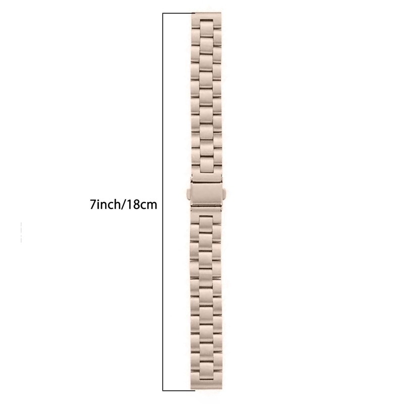 Haotop Stainless Steel Replacement Strap Compatible for Garmin Lily 2