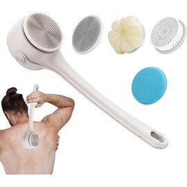 Cepillo Frotador Eléctrico para la Espalda Exfoliante Eléctrico Para Masaje