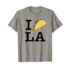 I Love LA, Los Angeles California Taco Tee Shirt