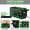Veubew 10000mAh Emergency Hand Crank Radio with LED Flashlight, AM/FM