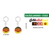 daged DDR East Germany Key Fob Metal Key Ring 3D