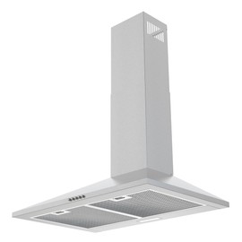 TYEMUI Wall Mount Range Hood 30 Inch, Stainless Steel Kitchen Vent Hood 450 CFM, Ducted/Ductless Convertible, 3-Speed Exhaust Fan, Push Button Control, LED Light, Dishwasher-Safe Filters