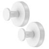 uxcell 2pcs Suction Cup Hooks, Reusable Towel Hooks No-Drill Shower