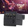 EQ01 Acoustic Guitar Tuner 2 Band EQ Black Guitar Tuner