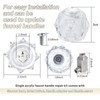Shower Handle Replacement Assembly for RP41661,Shower Knob Replacement Compatible with