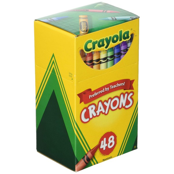 Crayola upc 52-0048 Crayons Assorted Colors 48 Count, Pack of