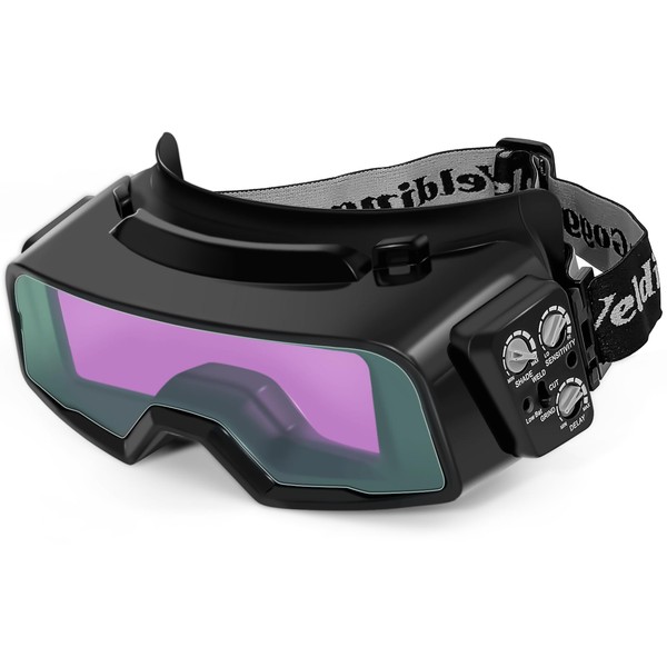 UpaClaire Welding Goggles Auto Darkening Plasma Cutting Glasses - Eye