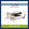 RSVP International Endurance Collection Fish Poaching Set, 18 inch, Stainless