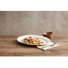 Everyday White Porcelain Oval Serving Platter, 16 Inch Large Turkey