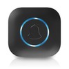 Heidemann Blackline 70913 Wireless Doorbell Receiver, Expandable, Plug-In Wireless Doorbell,