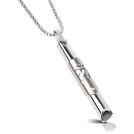 Breathing Easy Necklace, Anxiety Necklace Turnable, Yoga Mindful Meditation Stress Relief Breathlace