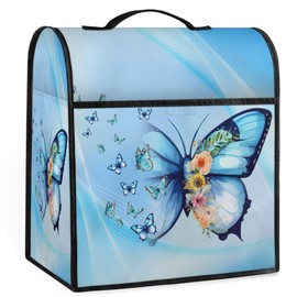 Kitchen Aid - Funda mezcladora compatible con 6-8 cuartos de galón, cubierta mezcladora de soporte de mariposa, cubierta antipolvo con bolsillo con cierre, accesorios mezcladores de cocina, bolsa