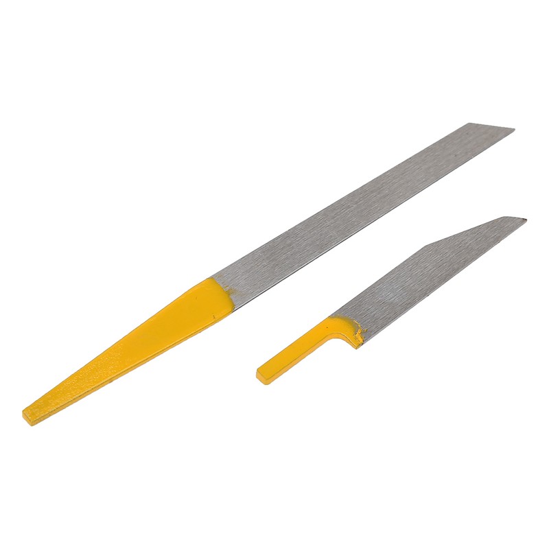 2pcs 6# Long &amp; Short Flat Edge Jewelry Engraving Handpiece