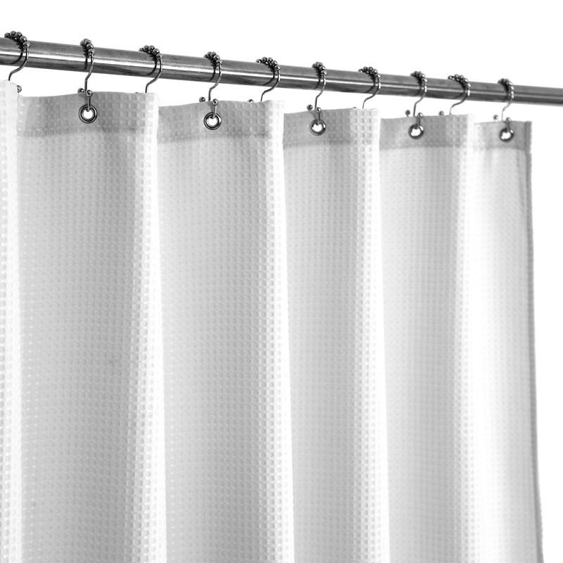 Barossa Design Long Shower Curtain with 78 inch Height, Fabric,