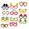 Sosoport 3sets Summer Fruit Glasses for Fun Party Photo Booth