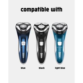 Sweetlf Replacement Blades for SweetLF Electric Shaver SWS7105 SWS7105BK, 6 Pack Electric Razor Blades, 2 Cleaning Brush