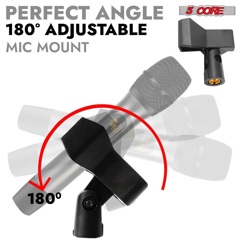 5Core MS RBL 3T Soporte De Micrófono Floor-Adjustable Universal Heavy