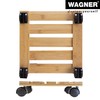 WAGNER Plant Caddy Bamboo - 11.42 x 11.42 x 2.76
