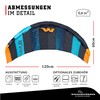 Wolkenstürmer® Paraflex Basic 2-Line Steering Mat 1.2 (Turquoise) - Ready