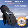 Sukeen Winter Warm Gloves for Men Women,Windproof Ski Gloves Anti-slip