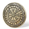 Viking Vegvisir Coin Viking Compass Coin Wayfinder Symbol Nordic Mythology