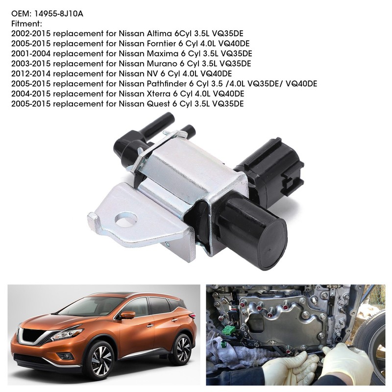 Vacuum Control Solenoid Valve 14955‑8J10A Replacement for Nissan Altima 6