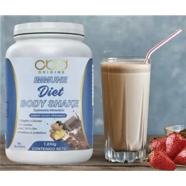 Immune Diet Body Shake Suplemento Alimenticio Sabor Cacao Or                                                                                          