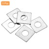 sourcing map 5pcs M12x30x2mm Square Plate Bearing Washers 304 Stainless