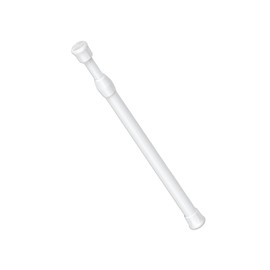 Sgphrzlt Adjustable Sliding Glass Patio Door Security Bar, 15.7-27.6 Inches Extendable Small Tension Rods, Anti-Slip Window Safety Lock Bars, No Drill Short Curtain Rod, 1 Pack