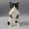 Veronese Design 3 3/4 Inch Black and White Kittens Hear