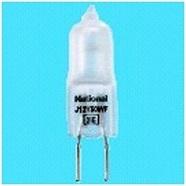 Panasonic J12V50WF Halogen Lamp, 12 V, 50 W, G6.35 Base, Frost