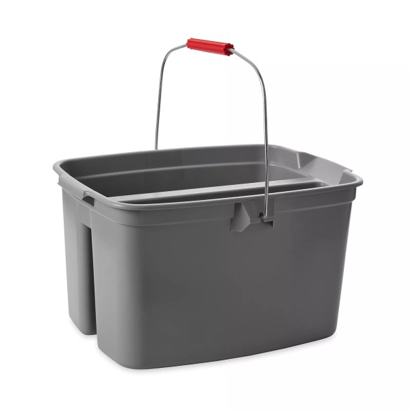 Rubbermaid Commercial Double Pail Bucket 19 Quart Cleaning Mop Tool