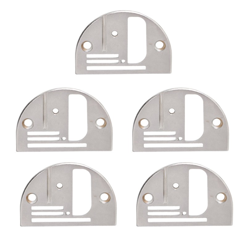 5 Pcs Industrial Sewing Machine Needle Plate High Hardness Rustproof