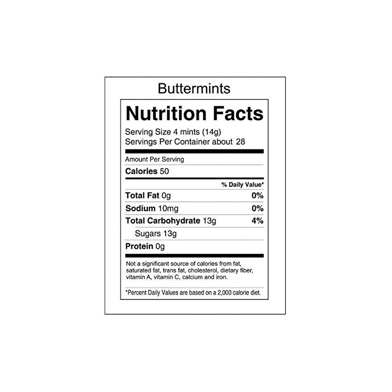 Fun Express Butter Mints Individually Wrapped Bulk 108 Count -