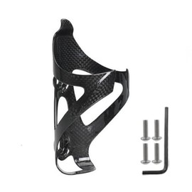 HOUSON Ultralight 3K Carbon Fiber Bicycle Water Bottle Cage, T700 Carbon Cup Holder for Road Bikes & Mountain Bikes Light black