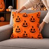 Orange Pumpkin Throw Pillow Cover for Fall Decor – Soft