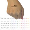 Trombone Music Instrument Silhouette Temporary Tattoo Water Resistant Fake Body