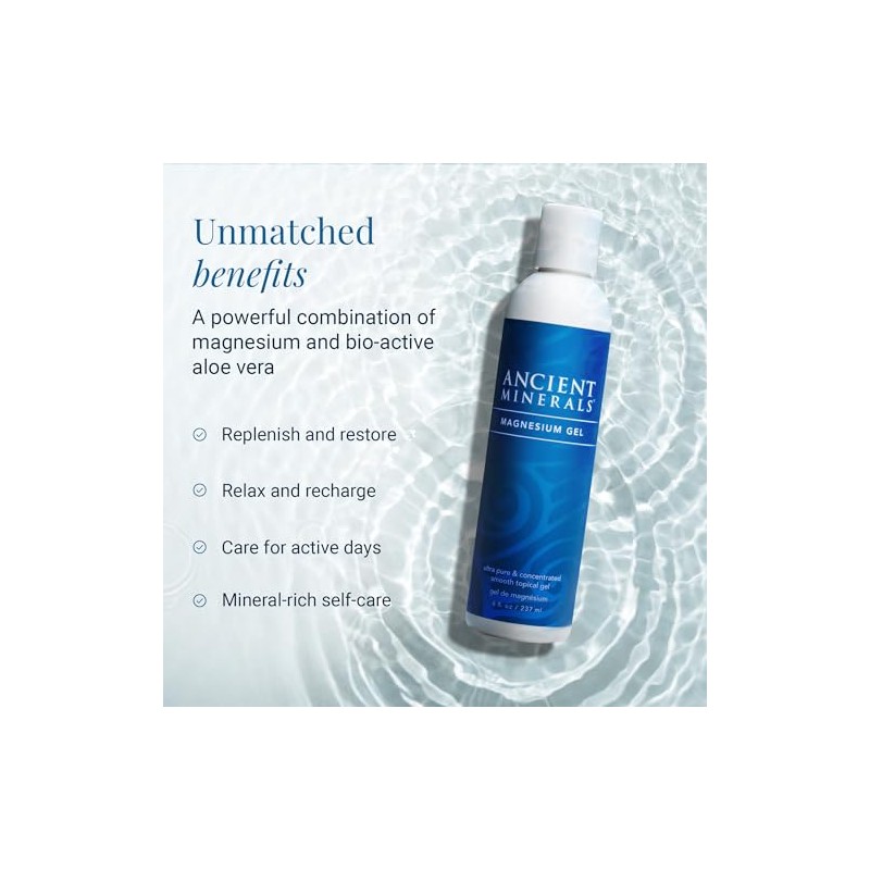 Ancient Minerals Magnesium Gel - 8oz Tube