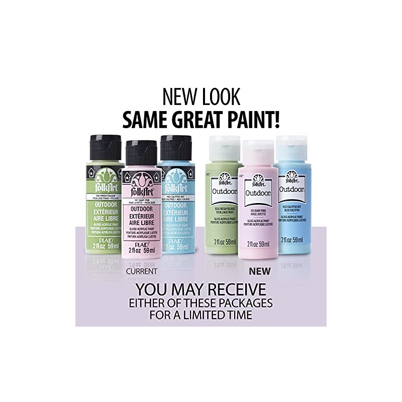 FolkArt Outdoor Acrylic Paint, 2 Oz, Barn Wood