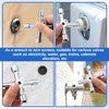 Giantree Multifunctional triangular key, 5-in-1 control cabinet key, multifunctional key,