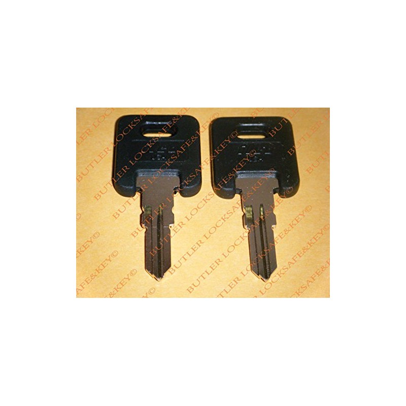 FIC RV Motorhome Trailer 2 Keys Cut to Lock/Key Number