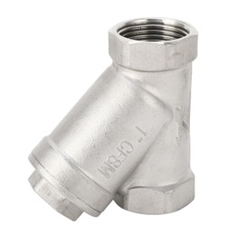 Y Type Strainer 1 Inch DN25 Female Thread Y Filter Strainer Stainless Steel Y Shaped Strainer Pipe Fitting for Water Oil Gas