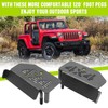 BORDAN Front Foot Pegs Doors Off for Jeep Wrangler JK