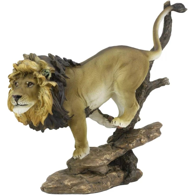 Ebros Lion King of The Jungle Running Down A Sloping