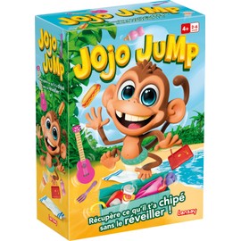 JoJo Jump - Board Game - Throws the Cube and Collects the Items While JoJo Sleeps - Surprise and Crazy Laughter Guaranteed - For The Whole Family - Age 4+