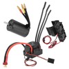 Waterproof 3660 3800KV Brushless Motor 80A Brushless ESC Heatsink Combo