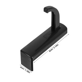 SEWACC 5Pcs Headphone Holder Wall Mount Plastic Hanger for Over Ear Headsets Desk Hook for Gaming Monitor Stylish Practical Design to Organize Your Space